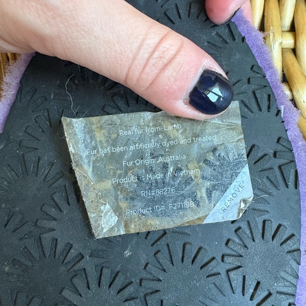 Ugg Violet Bloom Fuzz Yeah Double Strap Platform … - image 7